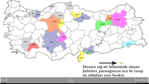 Şehir Bulma Oyunu