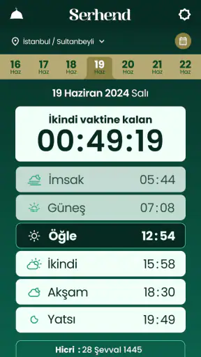 Serhend Takvimi