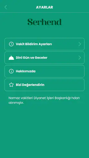 Serhend Takvimi