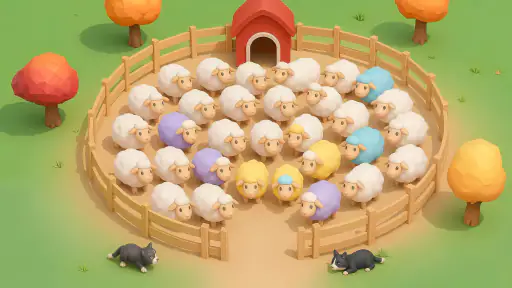Sheep Dash: Çiftlik Oyunu