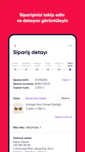 Shop: Favoriler takibinizde