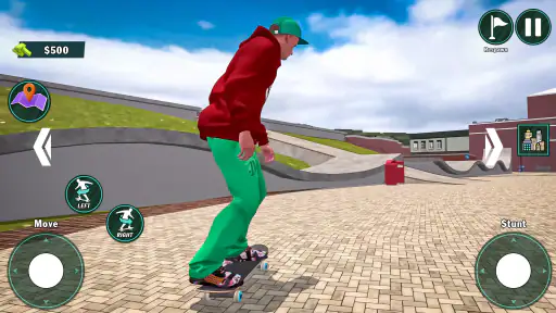 Skate Stunt Run Race Simulator
