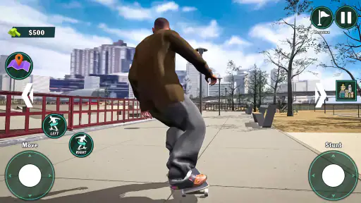 Skate Stunt Run Race Simulator
