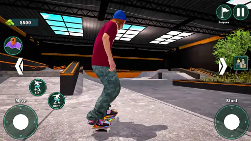 Skate Stunt Run Race Simulator