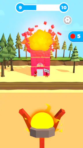 Slingshot Smash: Atış Alanı