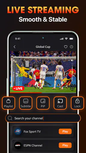 Smart IPTV Player, Online TV