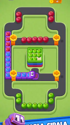 Snacky Dash: Food Maze Puzzle