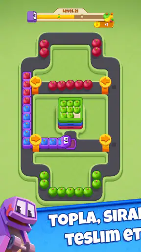 Snacky Dash: Food Maze Puzzle