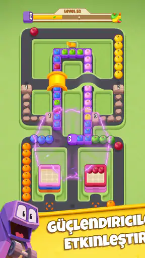 Snacky Dash: Food Maze Puzzle