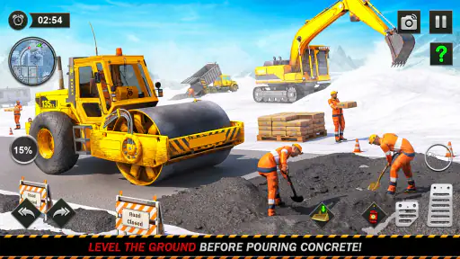 Snow Offroad Construction Game