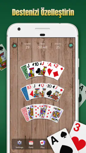 Solitaire Kart Oyunları Klasik