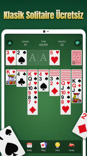 Solitaire Kart Oyunları Klasik