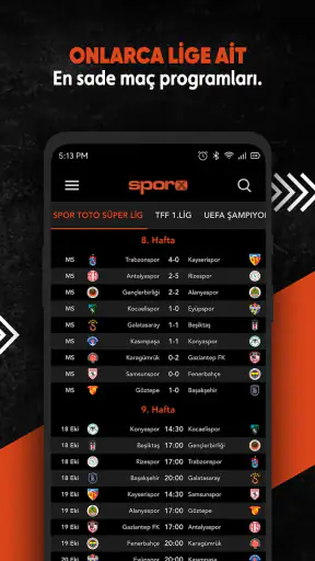 Sporx - Spor Haber, Canlı Skor