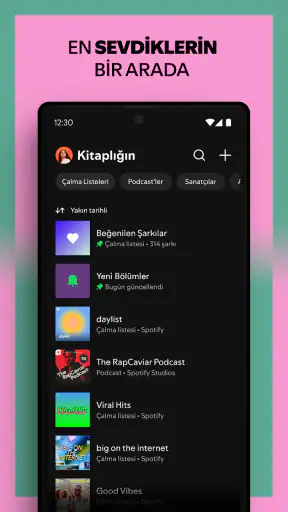 Spotify: Müzik ve Podcast'ler