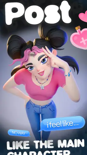 status - sims but social media