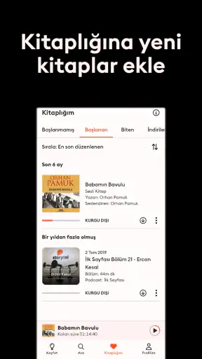 Storytel: Sesli kitap, e-kitap