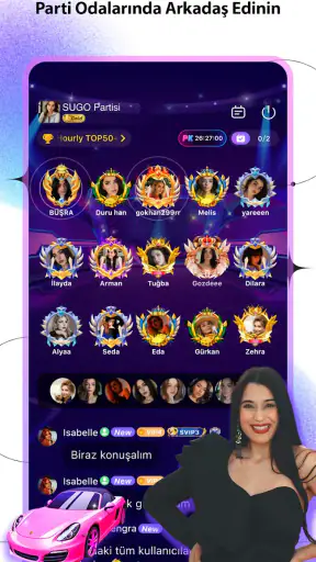 SUGO: Sesli Sohbet Partisi