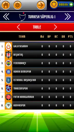 Süper Lig Türkiye Futbol Oyunu