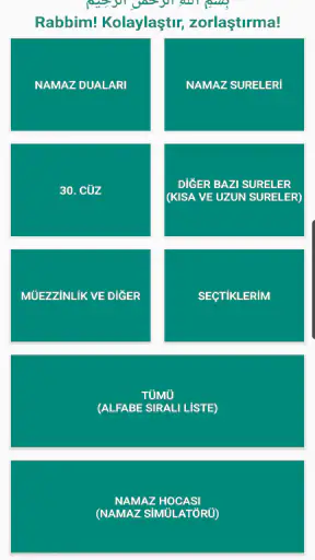 Sure Dua Öğretici Ezberletici