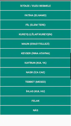 Sure Dua Öğretici Ezberletici
