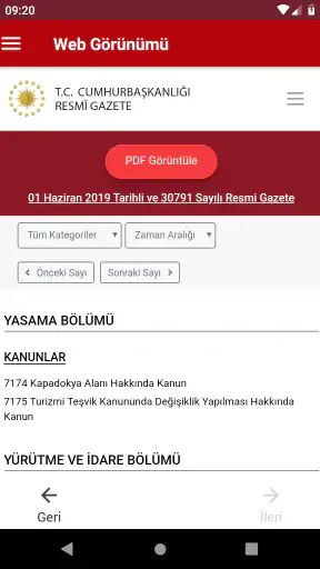 T.C. Resmi Gazete