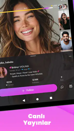 Tango Lite-Canlı Yayın, Sohbet