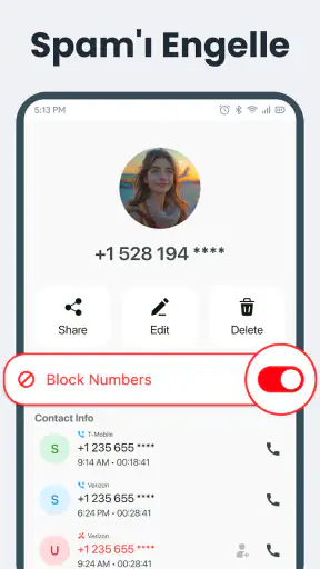 Telefon Araması çevirici