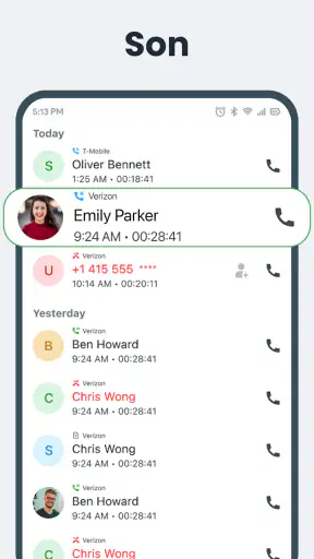 Telefon Araması çevirici