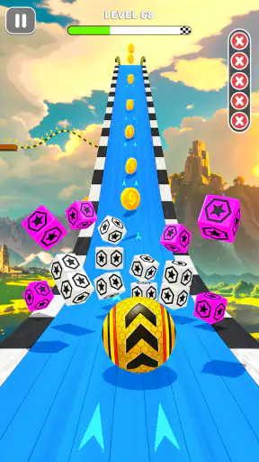 Topu Yarışı 3d - Topu Oyunları