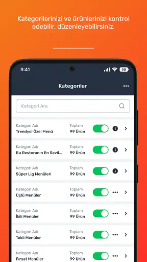 Trendyol Go Restoran Paneli