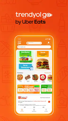 Trendyol Go: Yemek, Market, Su