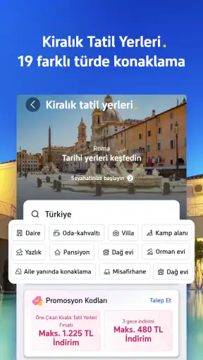 Trip.com: Uçak, Otel, Tren