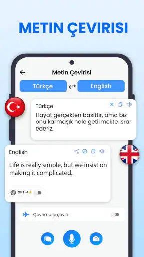 Tüm Çevir: Fotoğraf, PDF, DOC