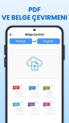 Tüm Çevir: Fotoğraf, PDF, DOC