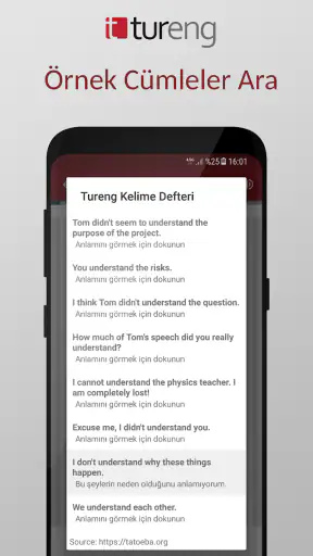 Tureng Kelime Defteri