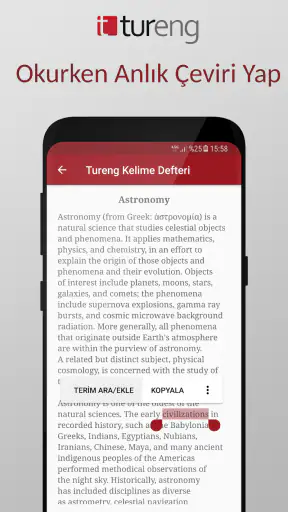 Tureng Kelime Defteri