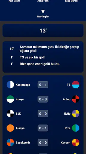 Türkiye Süper Lig Simülasyon