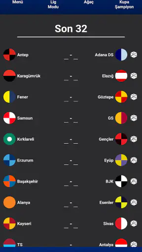 Türkiye Süper Lig Simülasyon