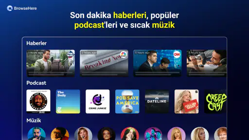 TV Web Tarayıcısı BrowseHere