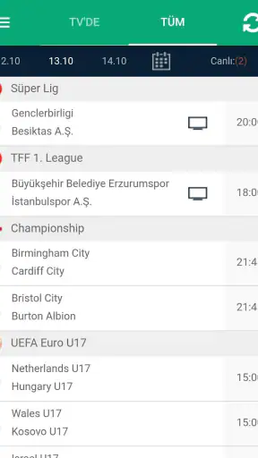 TV’de Futbol