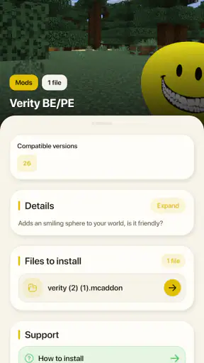 Verity Mod for Minecraft PE