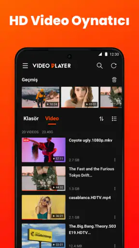 Video Oynatıcı Tüm Formatlar