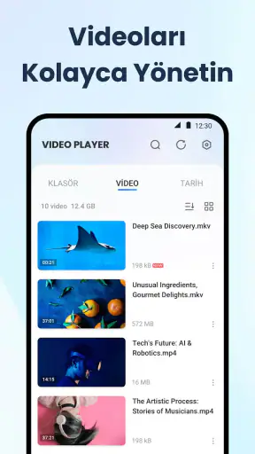 Video Oynatıcı Tüm Formatlar