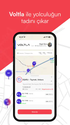 Voltla: Tüm Şarj İstasyonları