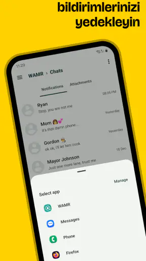 WAMR: silinen mesajlar