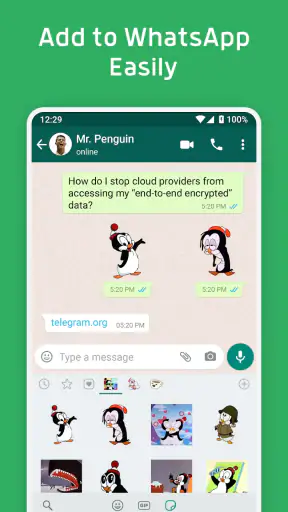 WhatsApp için Çıkartmalar