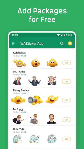 WhatsApp için Çıkartmalar