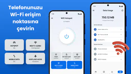 WiFi Hotspot İnternet Paylaşma