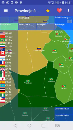 World Provinces: Empire Map
