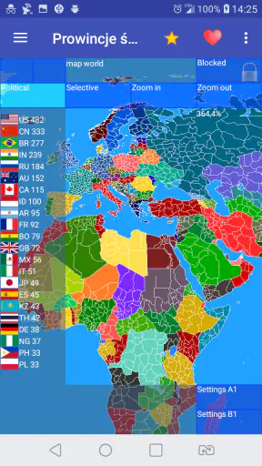 World Provinces: Empire Map